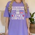 Elementary Level Complete Gamer Class Of 2025 Graduation Women's Comfort Colors T-Shirt Violet