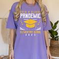 Elementary School 2023 Degree Graduation Graduate Women's Comfort Colors T-Shirt Violet