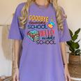 Elementary School End Of Year Graduation Middle Women's Comfort Colors T-Shirt Violet