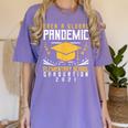 Elementary School Graduation 2021 Degree Graduate Women's Comfort Colors T-Shirt Violet