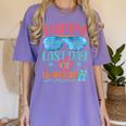 Elementary Teacher Student Graduation Last Day School Women's Comfort Colors T-Shirt Violet