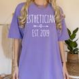 Esthetician Graduation 2019 Shirt Women's Comfort Colors T-Shirt Violet