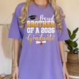 Family Graduation Party Proud Brother Of A 2026 Graduate Women's Comfort Colors T-Shirt Violet