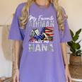 My Favorite Airman Calls Me Nana Air Force Graduation Nana Women's Comfort Colors T-Shirt Violet