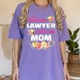 My Favorite Lawyer Calls Me Mom Graduation Women's Comfort Colors T-Shirt Violet