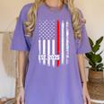 Fire Academy Survivor Firemen Fire School Graduation Women's Comfort Colors T-Shirt Violet