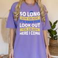 First Day School 7th Grade 6th Grade Graduation Women's Comfort Colors T-Shirt Violet