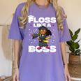 Floss Like A Boss Shirt Class Of 2019 Graduation Kids Women's Comfort Colors T-Shirt Violet