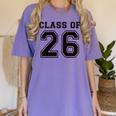 Freshman Class Of 2026 High School Senior Graduation Women's Comfort Colors T-Shirt Violet