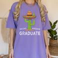 Fun High School College Graduate Humor Graduation Women's Comfort Colors T-Shirt Violet