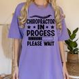 Future Chiropractor Graduation Chiropractic Student Graduate Women's Comfort Colors T-Shirt Violet
