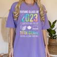 Future Class Of 2023 10th Grade Graduation 2021 Women's Comfort Colors T-Shirt Violet
