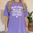 Future Forensic Pathologist Graduation Women's Comfort Colors T-Shirt Violet