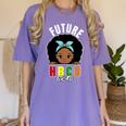 Future HBCU Grad Girl Graduation Historically College Women's Comfort Colors T-Shirt Violet