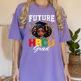Future HBCU Grad Girl HBCU Toddler Kids Graduation Women's Comfort Colors T-Shirt Violet
