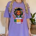 Future HBCU Grad Graduation Students Girl Kids Women's Comfort Colors T-Shirt Violet