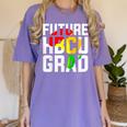 Future HBCU Graduate Afro Girls College Graduation Women's Comfort Colors T-Shirt Violet