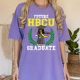 Future HBCU Graduation Shirt College Flossing Girl Tee Women's Comfort Colors T-Shirt Violet