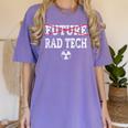 FUTURE RAD TECH GRADUATION GIFT T-SHIRT Radiology Graduate Women's Comfort Colors T-Shirt Violet