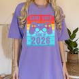 Game Over Class Of 2026 Shirt Students Graduation Women's Comfort Colors T-Shirt Violet