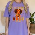Girl Future HBCU Graduate Afro College Graduation Kids Women's Comfort Colors T-Shirt Violet