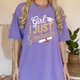 Girl I Just Graduated Spanish Grad Girls Graduation Women's Comfort Colors T-Shirt Violet