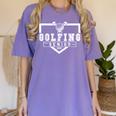 Golf Senior Night Golf Senior 2025 Graduation 6 Women's Comfort Colors T-Shirt Violet