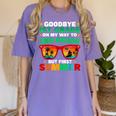 Goodbye 1st Grade First Summer Graduation Last Day Boys Women's Comfort Colors T-Shirt Violet