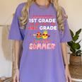 Goodbye 1st Grade Graduation To 2nd Grade Hello Summer Women's Comfort Colors T-Shirt Violet