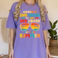 Goodbye 2nd Grade Graduation To 3rd Grade Hello Summer Kids Women's Comfort Colors T-Shirt Violet