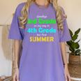 Goodbye 3rd Grade On My Way To 4th Grade 2022 Graduation Women's Comfort Colors T-Shirt Violet