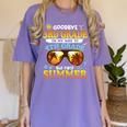 Goodbye 3rd Grade Graduation To 4th Grade First Summer Beach Women's Comfort Colors T-Shirt Violet