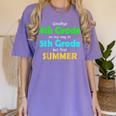 Goodbye 4th Grade On My Way To 5th Grade 2022 Graduation Women's Comfort Colors T-Shirt Violet