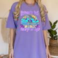 Goodbye School Hello Summer Last Day Of School Graduation Women's Comfort Colors T-Shirt Violet