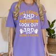 Grade So Long Second Grade It's Been Fun Graduation 2019 Women's Comfort Colors T-Shirt Violet