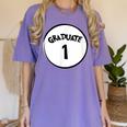 Graduate 1 Graduation Shirt Women's Comfort Colors T-Shirt Violet