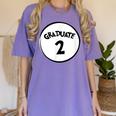 Graduate 2 Graduation Shirt Women's Comfort Colors T-Shirt Violet