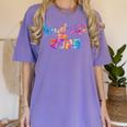 Graduate 2025 Tie Dye Graduation 2025 Class Of 2025 Senior Women's Comfort Colors T-Shirt Violet