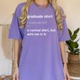 Graduate Graduation Graduated Graduating T-Shirt Women's Comfort Colors T-Shirt Violet