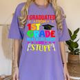 I Graduated From 1st Grade Graduation Matching Student Women's Comfort Colors T-Shirt Violet