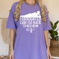 I Graduated Can I Go Back To Bed Now Graduation Men Women's Comfort Colors T-Shirt Violet