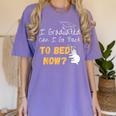 I Graduated Can I Go Back To Bed Now Graduation Sloth Women's Comfort Colors T-Shirt Violet