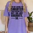 I Graduated Graduation Seniors Him Or Her Women's Comfort Colors T-Shirt Violet