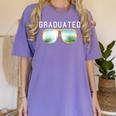 Graduated Graduation Tropical Sunglasses Women's Comfort Colors T-Shirt Violet