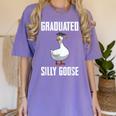 Graduated Silly Goose Student Graduation 2026 Grad Women's Comfort Colors T-Shirt Violet