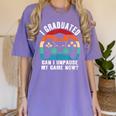 I Graduated Can I Unpause My Game Now Retro Graduation Women's Comfort Colors T-Shirt Violet