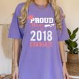 Graduation 2018 Tshirt Proud Mom Of A 2018 Graduate T-Shirt Women's Comfort Colors T-Shirt Violet