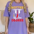 Graduation 2024 Hotter By One Degree Shirt Class Of 24 Women's Comfort Colors T-Shirt Violet