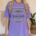 Graduation 2024 Rock & Roll Style Senior Women's Comfort Colors T-Shirt Violet