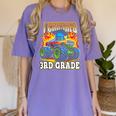 Graduation 3rd Grade Monster Truck Boys I Crushed Grad Women's Comfort Colors T-Shirt Violet